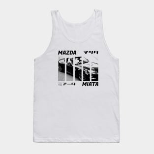 Mazda Miata MX-5 NC Black 'N White 3 Tank Top